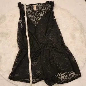 Miken | Swim | Swim Cover Up 3 Medium 2 Black White Used | Poshmark
